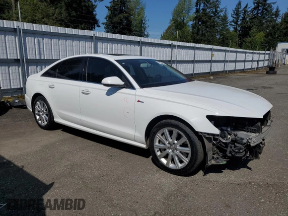 2016 Audi A6 Premium Plus with VIN WAUFGAFC1GN002394, listed as a Copart auction lot 54264485 with 152,290 mi miles and Salvage Title. Bid and sale history available at DreamBid. Image 4.