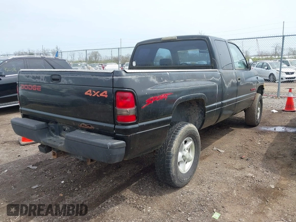 1997 Dodge 1500 with VIN 3B7HF13Z9VG722815, listed as a IAAI auction lot 42063680 with 205,120 mi miles. Bid and sale history available at carsss.com. Image 4.