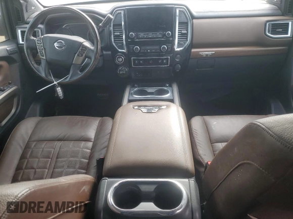 2021 Nissan Titan Pro-4X with VIN 1N6AA1ED5MN533972, listed as a Copart auction lot 77664314 with Not provided miles and Non repairable. Bid and sale history available at DreamBid. Image 8.