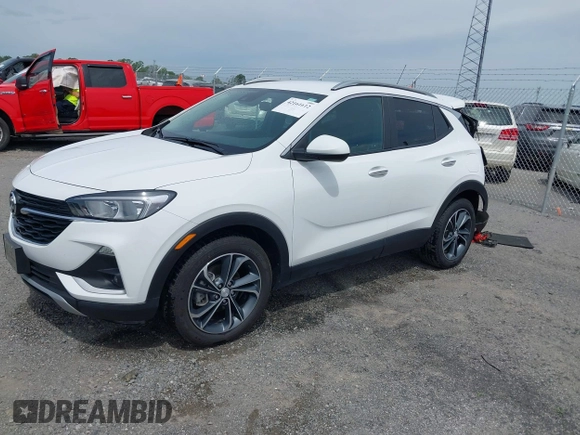 2022 Buick Encore GX Select with VIN KL4MMDS27NB134327, listed as a IAAI auction lot 42161612 with 24,017 mi miles and . Bid and sale history available at DreamBid. Image 18.