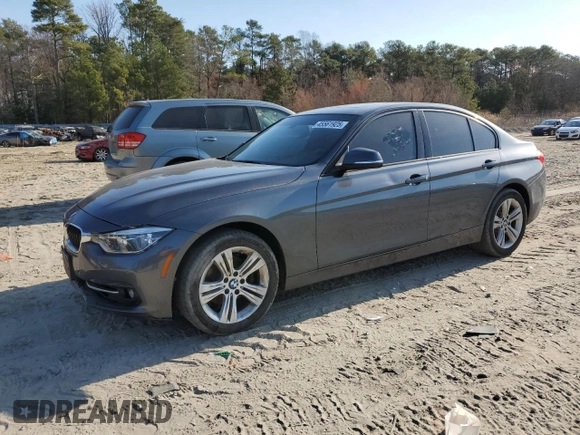 2016 BMW 3 Series 328i with VIN WBA8E9C52GK647432, listed as a Copart auction lot 48344095 with 77,960 mi miles and Salvage Title. Bid and sale history available at DreamBid. Image 1.