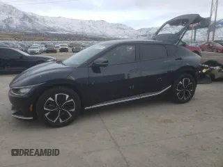 2022 Kia EV6 Wind with VIN KNDC3DLC0N5045953, listed as a Copart auction lot 45698615 with 39,762 mi miles and Salvage Title. Bid and sale history available at carsss.com. Image 1.