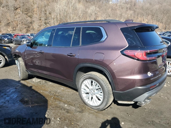 2025 GMC Acadia AWD Elevation z VIN 1GKENNRS2SJ158933, wystawiony jako Copart lot #47521555 z przebiegiem 295 mil mil oraz Czysty tytuł • Clean title. Historia ofert i sprzedaży dostępna na DreamBid. Obrazek 2.