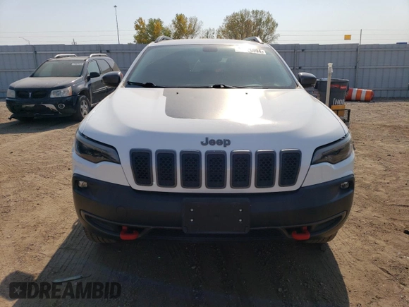 2020 Jeep Cherokee Trailhawk Elite z VIN 1C4PJMBN3LD537812, wystawiony jako Copart lot #73635994 z przebiegiem 43 496 mil mil oraz Czysty tytuł • Clean title. Historia ofert i sprzedaży dostępna na DreamBid. Obrazek 5.