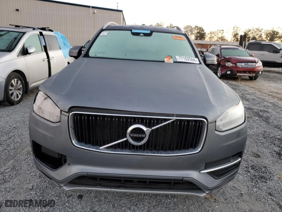 2016 Volvo XC90 T5 Momentum with VIN YV4102KK1G1061700, listed as a Copart auction lot 77102594 with 0 mi miles and Clean Title. Bid and sale history available at carsss.com. Image 5.