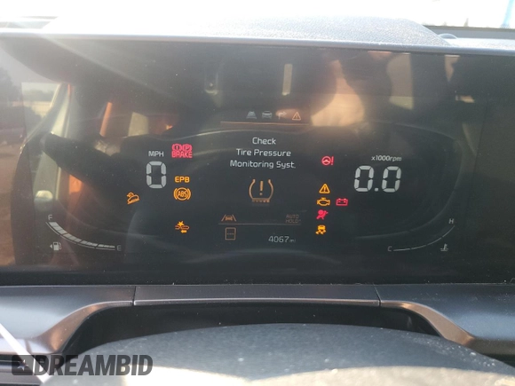 2024 Kia Telluride S with VIN 5XYP6DGC4RG455493, listed as a Copart auction lot 70184074 with 4,067 mi miles and Salvage title. Bid and sale history available at DreamBid. Image 9.