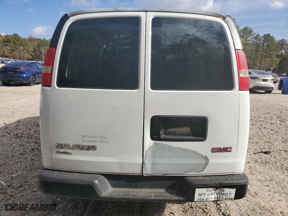 2008 GMC Savana Cargo Van with VIN 1GTGG25CX81117809, listed as a Copart auction lot 78417164 with 248,206 mi miles and Clean Title. Bid and sale history available at carsss.com. Image 6.