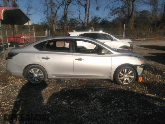 2013 Nissan Sentra S with VIN 3N1AB7AP2DL794109, listed as a IAAI auction lot 41217692 with 128,249 mi miles and . Bid and sale history available at DreamBid. Image 14.