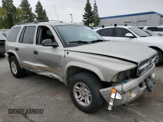 2002 Dodge Durango with VIN 1B4HR48N82F100912, listed as a Copart auction lot 58509495 with 195,039 mi miles and Salvage title. Bid and sale history available at DreamBid. Image 4.