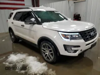 2017 Ford Explorer Sport with VIN 1FM5K8GT9HGD15327, listed as a Copart auction lot 46400435 with 276,393 mi miles and Salvage Title. Bid and sale history available at DreamBid. Image 4.