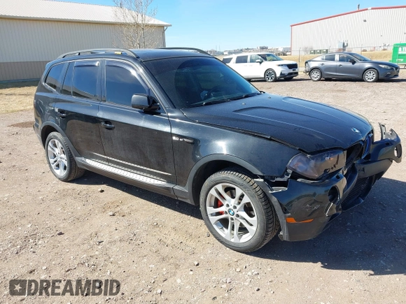 2008 BMW X3 3.0si with VIN WBXPC93468WJ14377, listed as a IAAI auction lot 41903462 with 71,756 mi miles and . Bid and sale history available at DreamBid. Image 1.