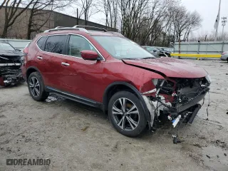 2018 Nissan Rogue S with VIN 5N1AT2MV0JC832480, listed as a Copart auction lot 47179545 with 94,007 mi miles and Salvage Title. Bid and sale history available at carsss.com. Image 4.
