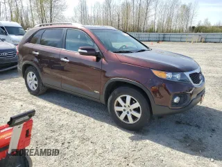 2012 Kia Sorento LX with VIN 5XYKTCA66CG278761, listed as a Copart auction lot 52053025 with 124,461 mi miles and Clean Title. Bid and sale history available at carsss.com. Image 4.