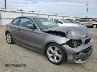 2012 BMW 1 Series 128i with VIN WBAUP9C57CVL91337, listed as a Copart auction lot 76144404 with 87,093 mi miles and Salvage title. Bid and sale history available at DreamBid. Image 4.
