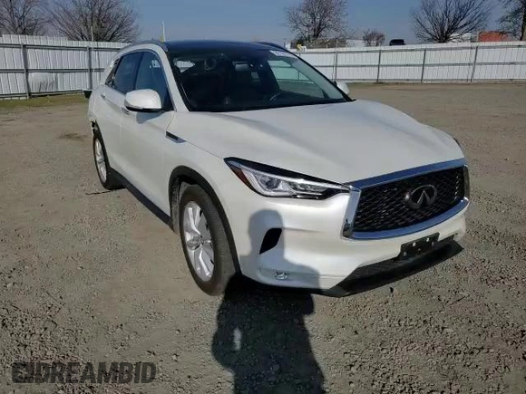 2019 Infiniti QX50 LUXE with VIN 3PCAJ5M32KF125959, listed as a Copart auction lot 39181773 with 76,740 mi miles. Bid and sale history available at carsss.com. Image 12.