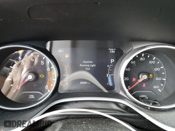 2017 Jeep Compass Latitude with VIN 3C4NJDBB8HT628069, listed as a Copart auction lot 48060445 with 85,991 mi miles and Salvage Title. Bid and sale history available at carsss.com. Image 9.
