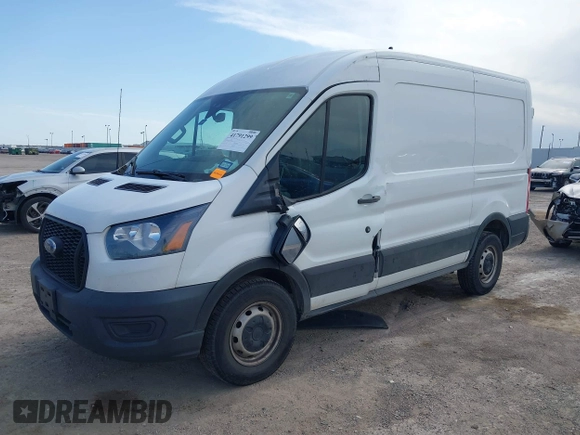 2021 Ford Transit Cargo with VIN 1FTBR1C89MKA03687, listed as a IAAI auction lot 41791299 with 116,341 mi miles and . Bid and sale history available at DreamBid. Image 17.
