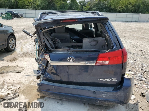 2005 Toyota Sienna XLE with VIN 5TDBA22C65S034814, listed as a Copart auction lot 64951944 with Not provided miles and Non repairable. Bid and sale history available at DreamBid. Image 6.