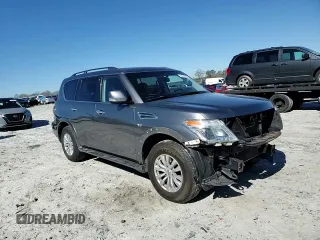 2017 Nissan Armada SV with VIN JN8AY2ND8H9008850, listed as a Copart auction lot 49379285 with 118,878 mi miles and Salvage Title. Bid and sale history available at carsss.com. Image 12.