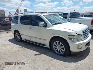 2008 Infiniti QX56 z VIN 5N3AA08D08N907230, wystawiony jako IAAI lot #42459132 z przebiegiem Nie podano mil oraz . Historia ofert i sprzedaży dostępna na DreamBid. Obrazek 1.
