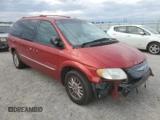 2001 Chrysler Town & Country Limited with VIN 2C8GP64L11R146074, listed as a Copart auction lot 48790415 with 137,999 mi miles and Salvage Title. Bid and sale history available at carsss.com. Image 4.