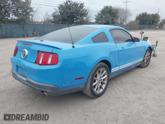 2010 Ford Mustang V6 with VIN 1ZVBP8AN6A5114955, listed as a IAAI auction lot 41219711 with 143,658 mi miles and . Bid and sale history available at DreamBid. Image 4.