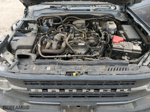 2021 Ford Bronco with VIN 1FMDE5BH3MLA71373, listed as a Copart auction lot 43996785 with 37,838 mi miles and Salvage Title. Bid and sale history available at carsss.com. Image 12.