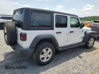 2022 Jeep Wrangler Unlimited Sport S with VIN 1C4HJXDN8NW160663, listed as a Copart auction lot 55070085 with 34,446 mi miles and Salvage title. Bid and sale history available at DreamBid. Image 3.