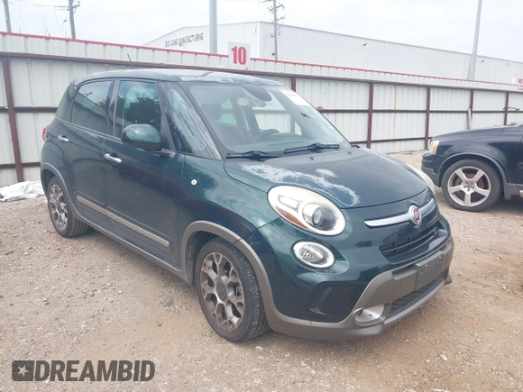 2014 FIAT 500L Trekking with VIN ZFBCFADH5EZ017402, listed as a IAAI auction lot 42769471 with 118,546 mi miles and . Bid and sale history available at DreamBid. Image 1.