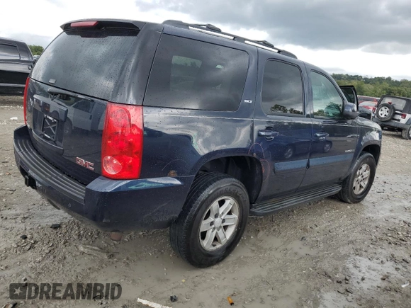 2007 GMC Yukon SLT with VIN 1GKFK13097J384794, listed as a Copart auction lot 72596384 with 198,381 mi miles and Salvage Title. Bid and sale history available at carsss.com. Image 3.