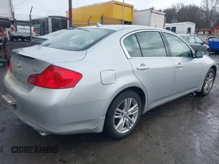 2011 Infiniti G25 Sedan x with VIN JN1DV6ARXBM450272, listed as a IAAI auction lot 41842682 with 214,147 mi miles. Bid and sale history available at carsss.com. Image 4.