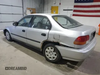 1998 Honda Civic LX with VIN 2HGEJ6675WH554442, listed as a Copart auction lot 53257865 with 104,597 mi miles and Clean Title. Bid and sale history available at DreamBid. Image 2.