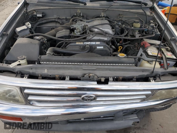 1997 Toyota T100 SR5 with VIN JT4UN24D8V0046646, listed as a Copart auction lot 43251895 with 166,827 mi miles and Salvage Title. Bid and sale history available at DreamBid. Image 11.