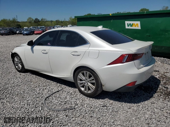 2015 Lexus IS 250 with VIN JTHBF1D20F5050254, listed as a Copart auction lot 52411465 with 158,623 mi miles and Salvage Title. Bid and sale history available at carsss.com. Image 2.