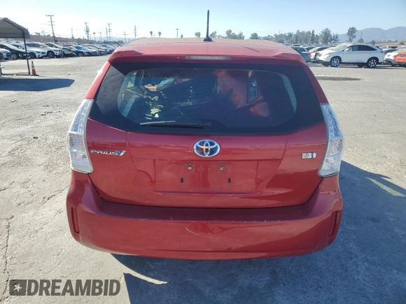 2013 Toyota Prius Two with VIN JTDZN3EU9D3201308, listed as a Copart auction lot 68709444 with 47,908 mi miles and Salvage Title. Bid and sale history available at carsss.com. Image 6.