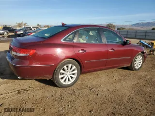 2009 Hyundai Azera GLS with VIN KMHFC46D29A349764, listed as a Copart auction lot 84111984 with 144,479 mi miles and Salvage Title. Bid and sale history available at carsss.com. Image 3.