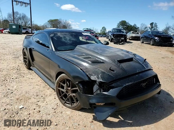 2021 Ford Mustang EcoBoost with VIN 1FA6P8TH4M5148947, listed as a Copart auction lot 48111835 with 44,812 mi miles and Salvage Title. Bid and sale history available at carsss.com. Image 11.