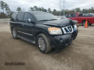 2015 Nissan Armada Platinum z VIN 5N1BA0NF5FN610793, wystawiony jako Copart lot #88765185 z przebiegiem 174 327 mil mil oraz Szkoda całkowita • Salvage title. Historia ofert i sprzedaży dostępna na DreamBid. Obrazek 4.