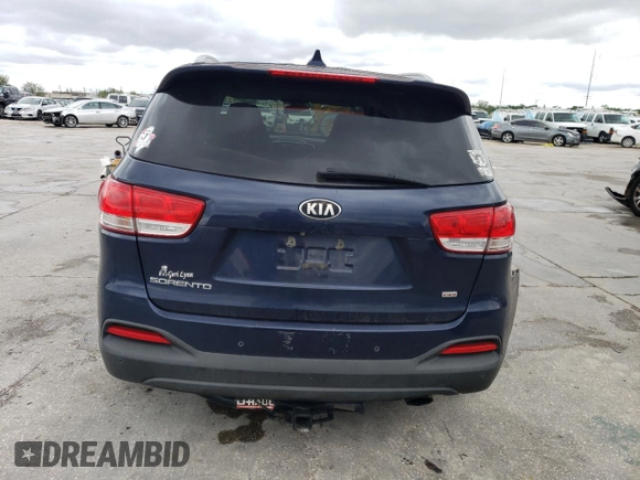 2016 Kia Sorento LX with VIN 5XYPG4A31GG074106, listed as a Copart auction lot 52039495 with 124,645 mi miles and Salvage Title. Bid and sale history available at DreamBid. Image 6.