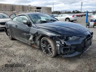 2021 BMW 4 Series M440i xDrive with VIN WBA13AR06MCF77172, listed as a Copart auction lot 47683065 with Not Provided miles and Salvage Title. Bid and sale history available at DreamBid. Image 4.