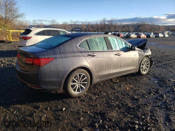 2019 Acura TLX w/Technology Pkg with VIN 19UUB1F57KA009863, listed as a Copart auction lot 68909322 with 17,031 mi miles. Bid and sale history available at carsss.com. Image 3.