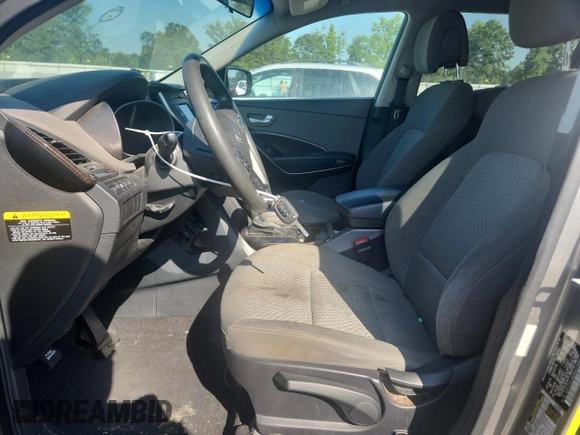 2017 Hyundai Santa Fe 2.4L with VIN 5XYZT3LB4HG432884, listed as a Copart auction lot 62573705 with 152,234 mi miles and Clean title. Bid and sale history available at DreamBid. Image 7.