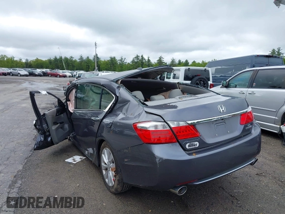 2014 Honda Accord Touring with VIN 1HGCR3F98EA011230, listed as a IAAI auction lot 42310754 with 97,531 mi miles and . Bid and sale history available at DreamBid. Image 3.