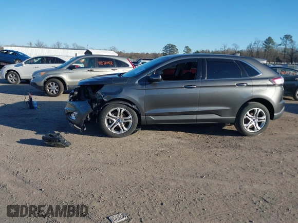 2016 Ford Edge Titanium with VIN 2FMPK3K92GBB99627, listed as a IAAI auction lot 41032729 with 122,110 mi miles. Bid and sale history available at carsss.com. Image 15.
