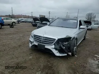 2019 Mercedes-Benz S 560 with VIN WDDUG8GB8KA461260, listed as a Copart auction lot 85986734 with Not Provided miles and Salvage Title. Bid and sale history available at DreamBid. Image 10.