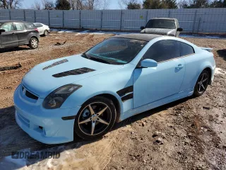 2003 Infiniti G35 Coupe w/Leather with VIN JNKCV54E53M224295, listed as a Copart auction lot 46084805 with 79,070 mi miles and Clean Title. Bid and sale history available at carsss.com. Image 1.