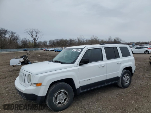 2013 Jeep Patriot Sport with VIN 1C4NJPBA5DD272947, listed as a Copart auction lot 51143785 with 183,119 mi miles and Clean Title. Bid and sale history available at carsss.com. Image 1.