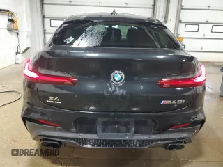 2020 BMW X4 M40i with VIN 5UX2V5C07L9B70294, listed as a Copart auction lot 47483825 with 62,407 mi miles and Salvage title. Bid and sale history available at DreamBid. Image 6.