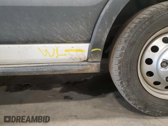 2022 Ford Transit Cargo with VIN 1FTBR2CG0NKA32901, listed as a Copart auction lot 63277404 with 29,146 mi miles and Salvage Title. Bid and sale history available at DreamBid. Image 13.