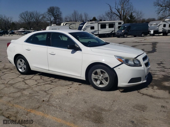 2013 Chevrolet Malibu LS with VIN 1G11B5SA6DF357101, listed as a Copart auction lot 48399925 with 130,219 mi miles and Salvage Title. Bid and sale history available at carsss.com. Image 4.